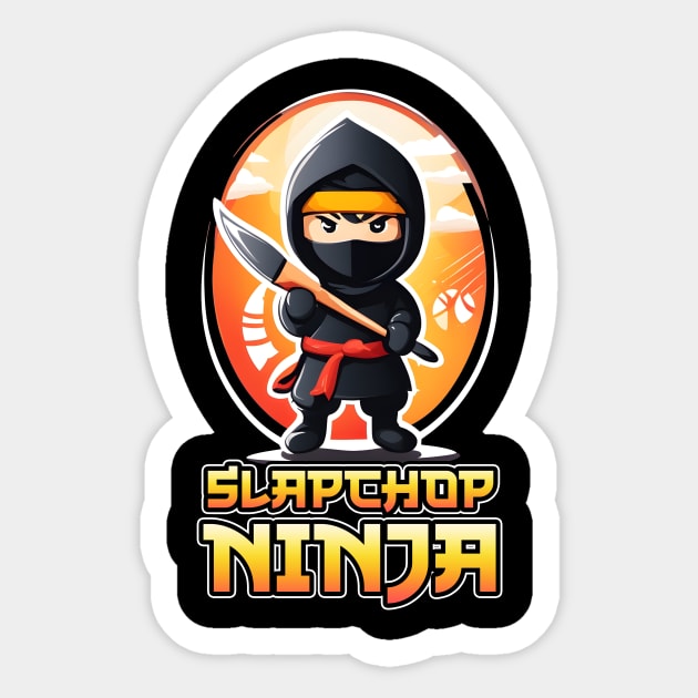 Slap Chop Ninja Sticker by SimonBreeze